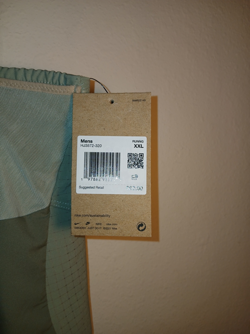 NWT! Nike Trail Dri-Fit ADV Second Sunrise 5" Running Shorts Brown Mens XXL - Picture 3 of 7
